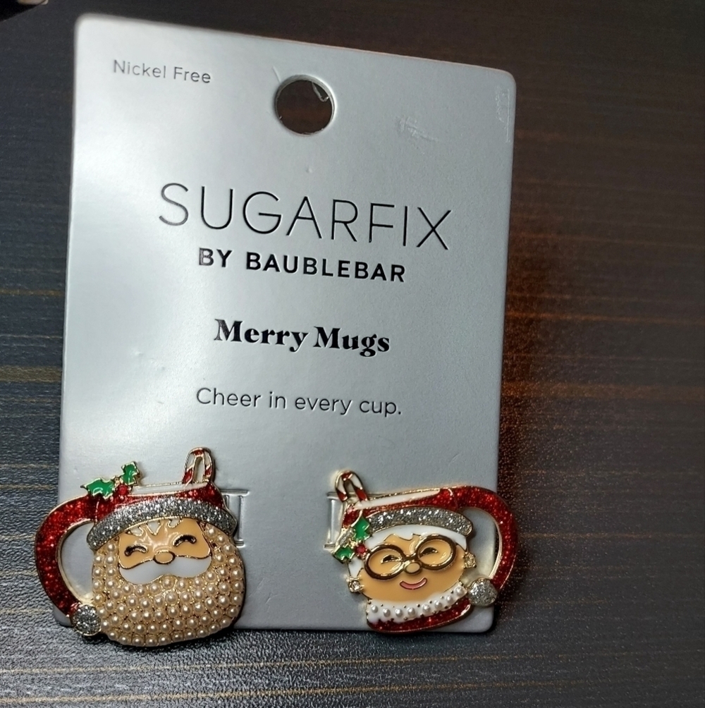 Sugarfix by Baublebar merry mugs stud earrings discontinued - Picture 4 of 4